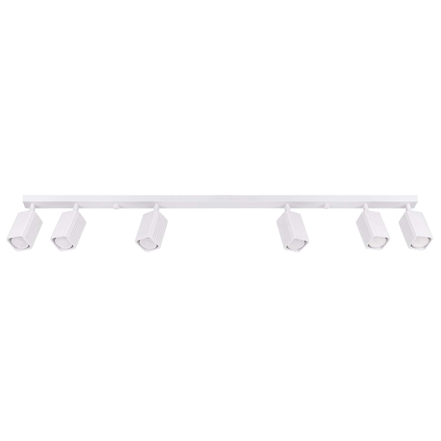 Deckenleuchte Rayo 6l Weiß Aluminium 6xgu10 117cm Sollux