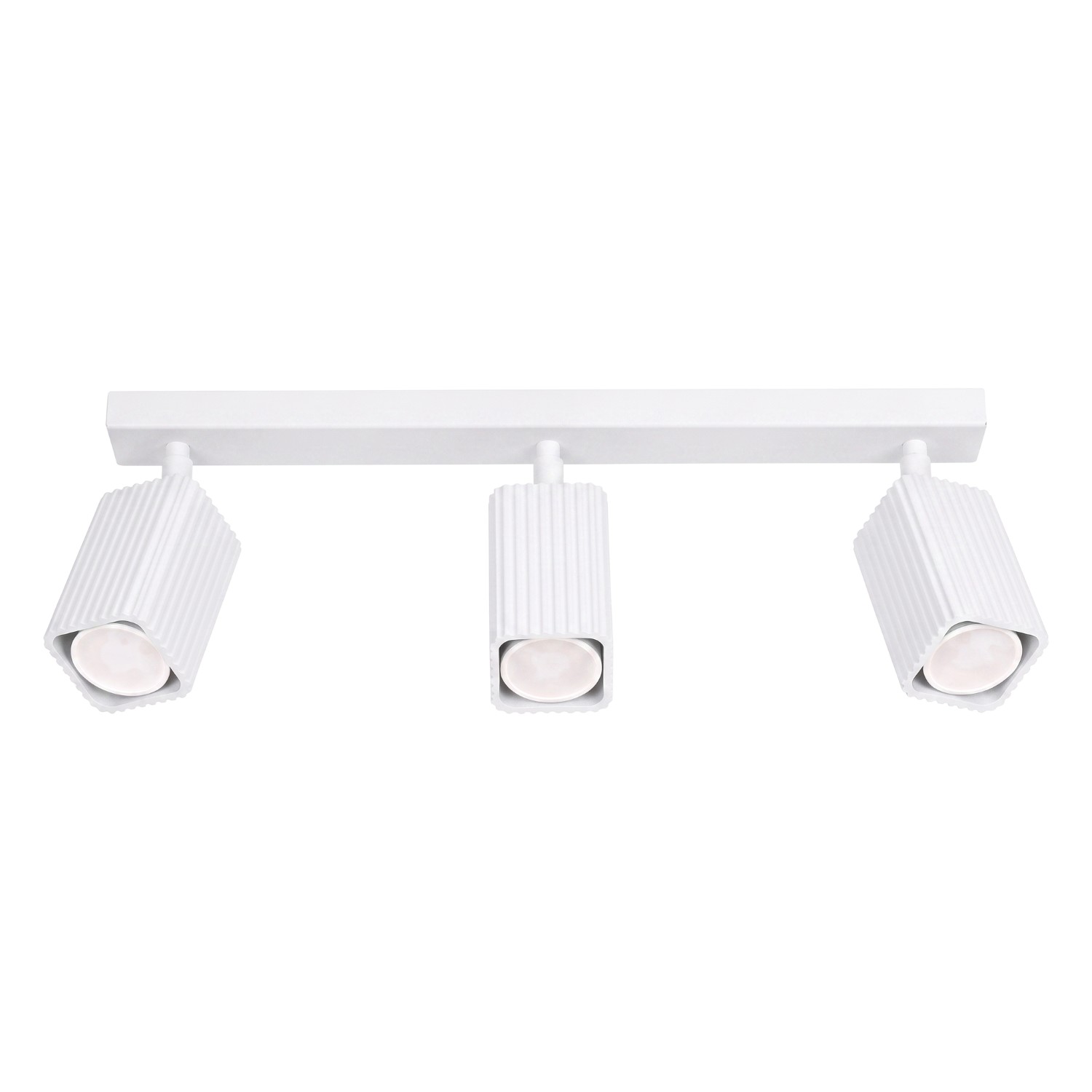 Deckenleuchte Rayo 3l Weiß Aluminium 3xgu10 45cm Sollux