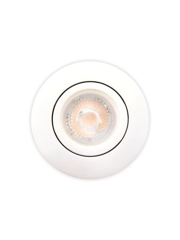 Scan Products Luna Quick Install 20 Downlight ISO GU10 Matt Wei 3000K 385lm 5W Dimmbar IP44