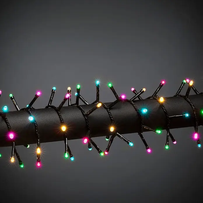 Konstsmide LED-Clusterlichterkette Pastell (Außen, Länge: 17,57 m, 640 Stk., Netzbetrieben)