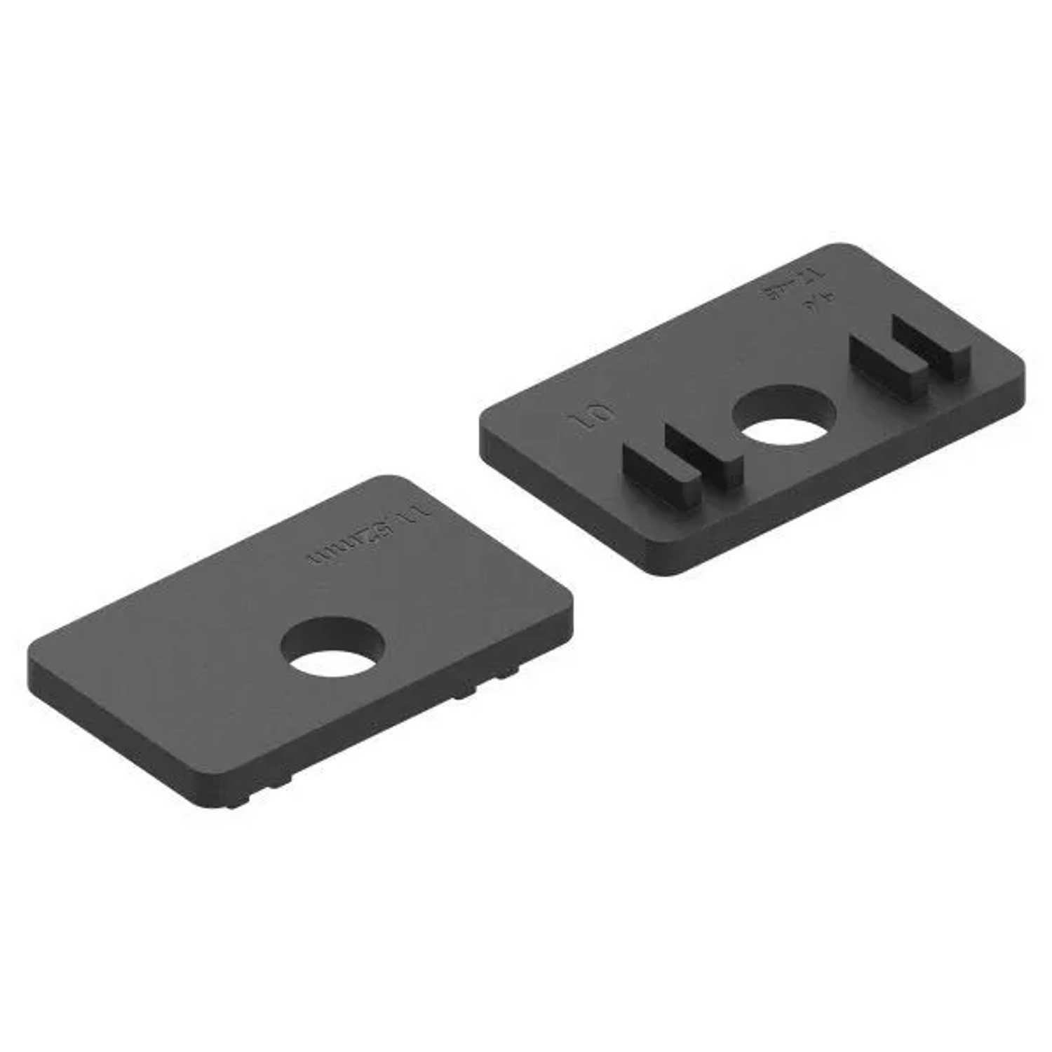 FeNau 1 Paar Gummis Zu Glasklemme 55x65x37,5 mm AbZ Für 11,52 mm Glas VSG