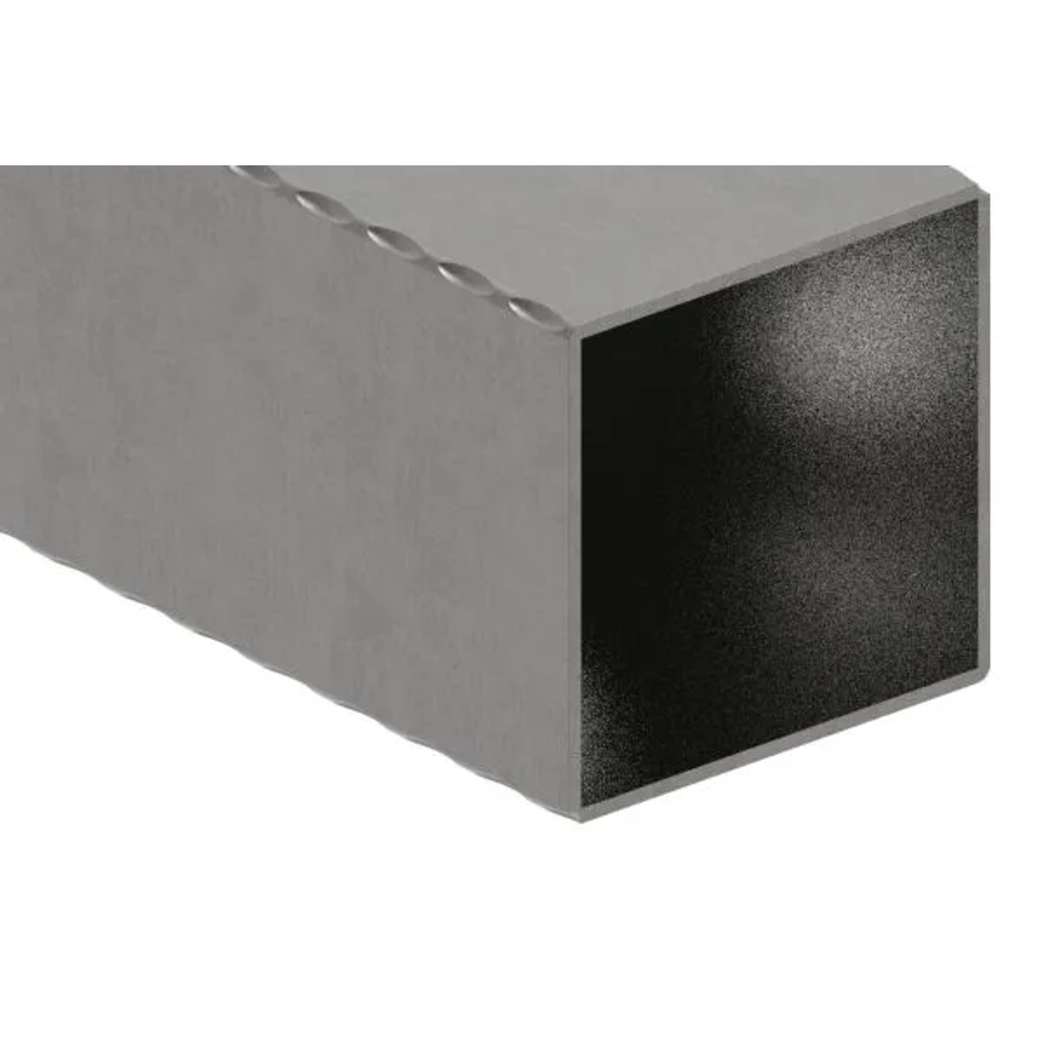 FeNau Quadratrohr Gehämmert 100x100x3 mm 6000 mm Stahl S235JR Roh