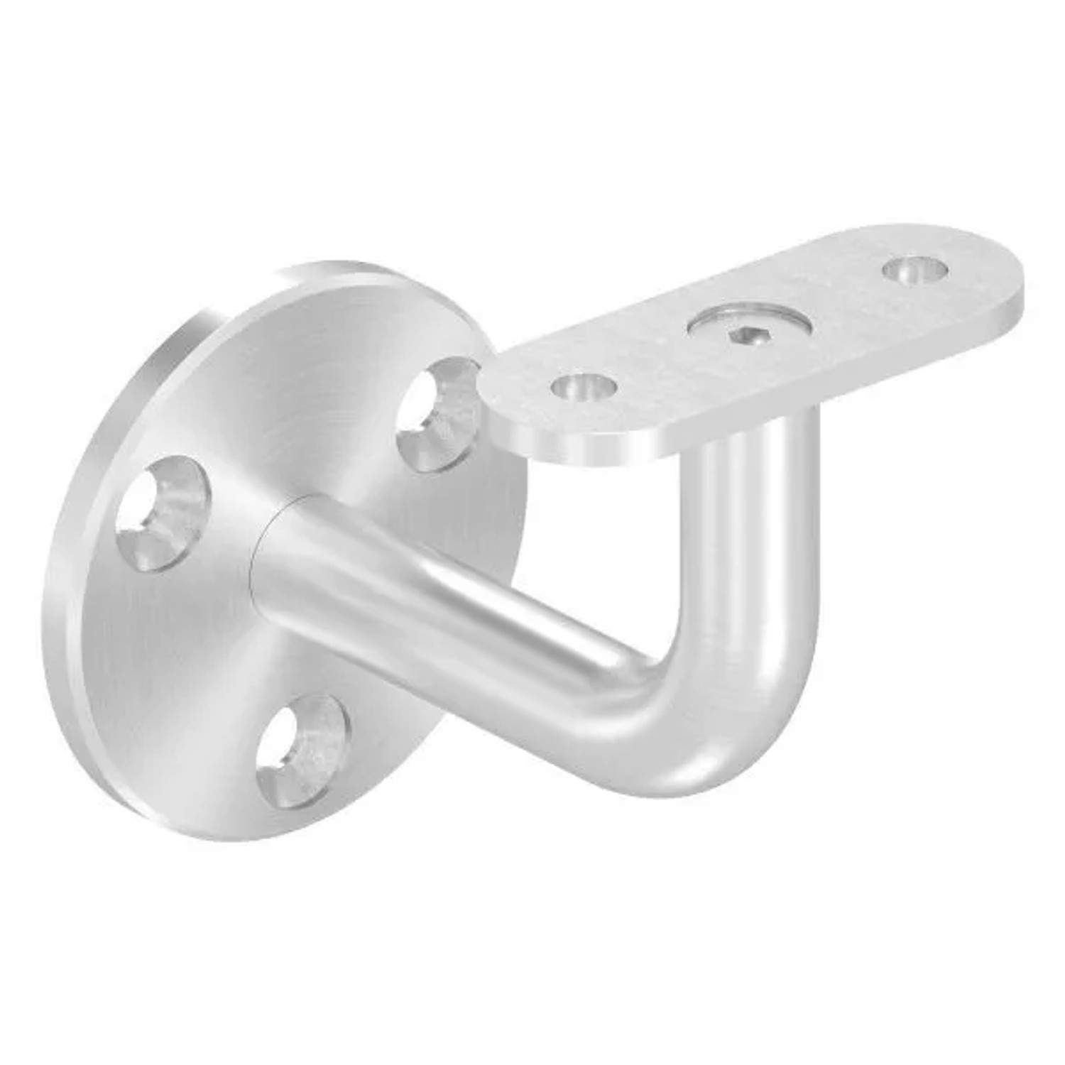 FeNau Handlaufhalter V4A Ronde 60x5 mm Wandabstand 74 mm Ohne Kabeldurchführung