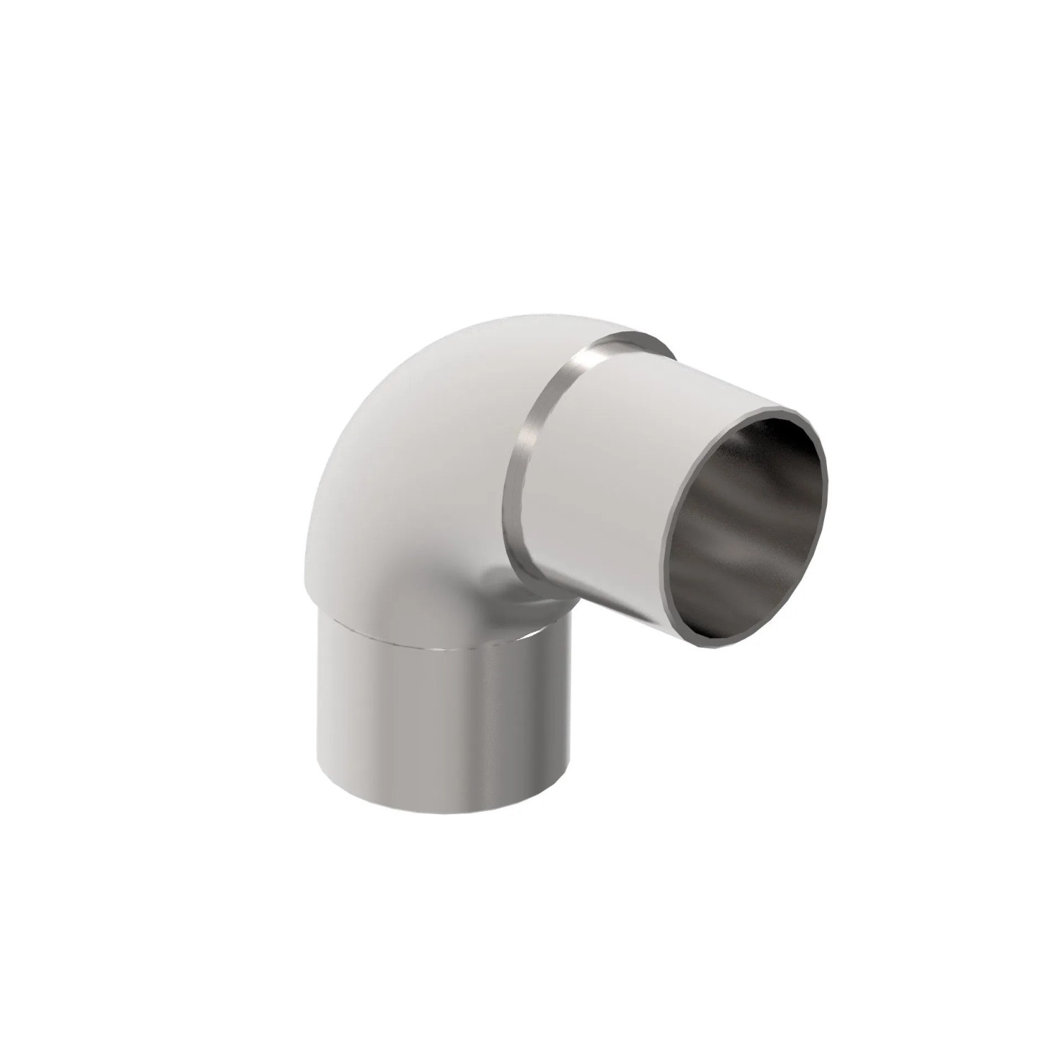 FeNau Einsteckbogen 90 Grad V2A Für Rohr Ø 42,4 X 2,0 mm Geschliffen