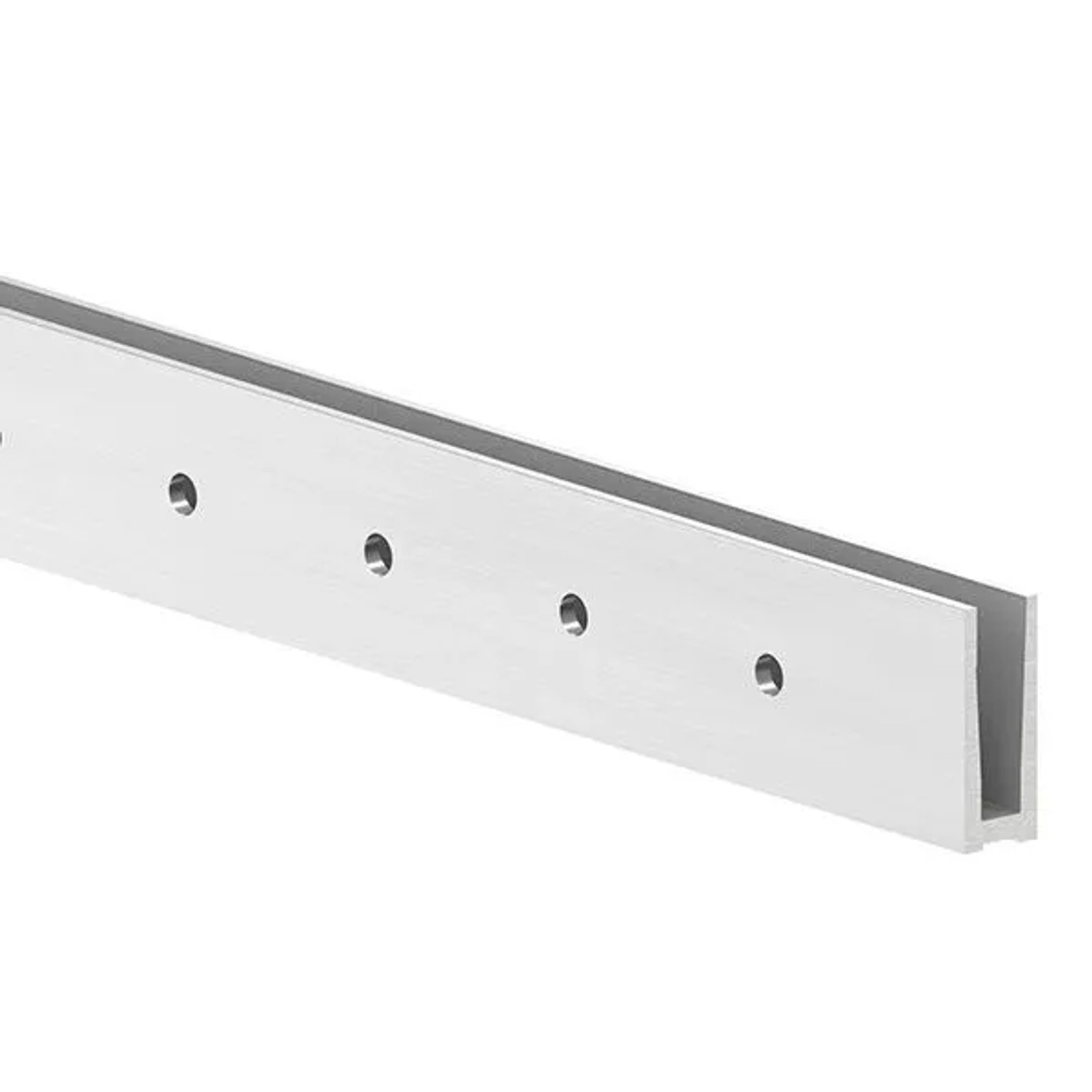 FeNau Alu-Profil MASSIV Länge 3000 mm Seitliche Montage Aluminium