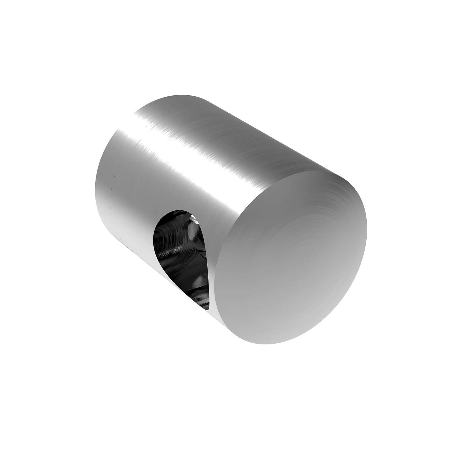 FeNau Querstabhalter V2A Für Ø 12 mm Für Flachanschluss Geschliffen
