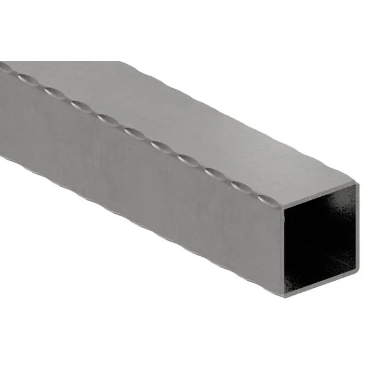 FeNau Quadratrohr Gehämmert 50x50x2,5 mm 3000 mm Stahl S235JR Roh
