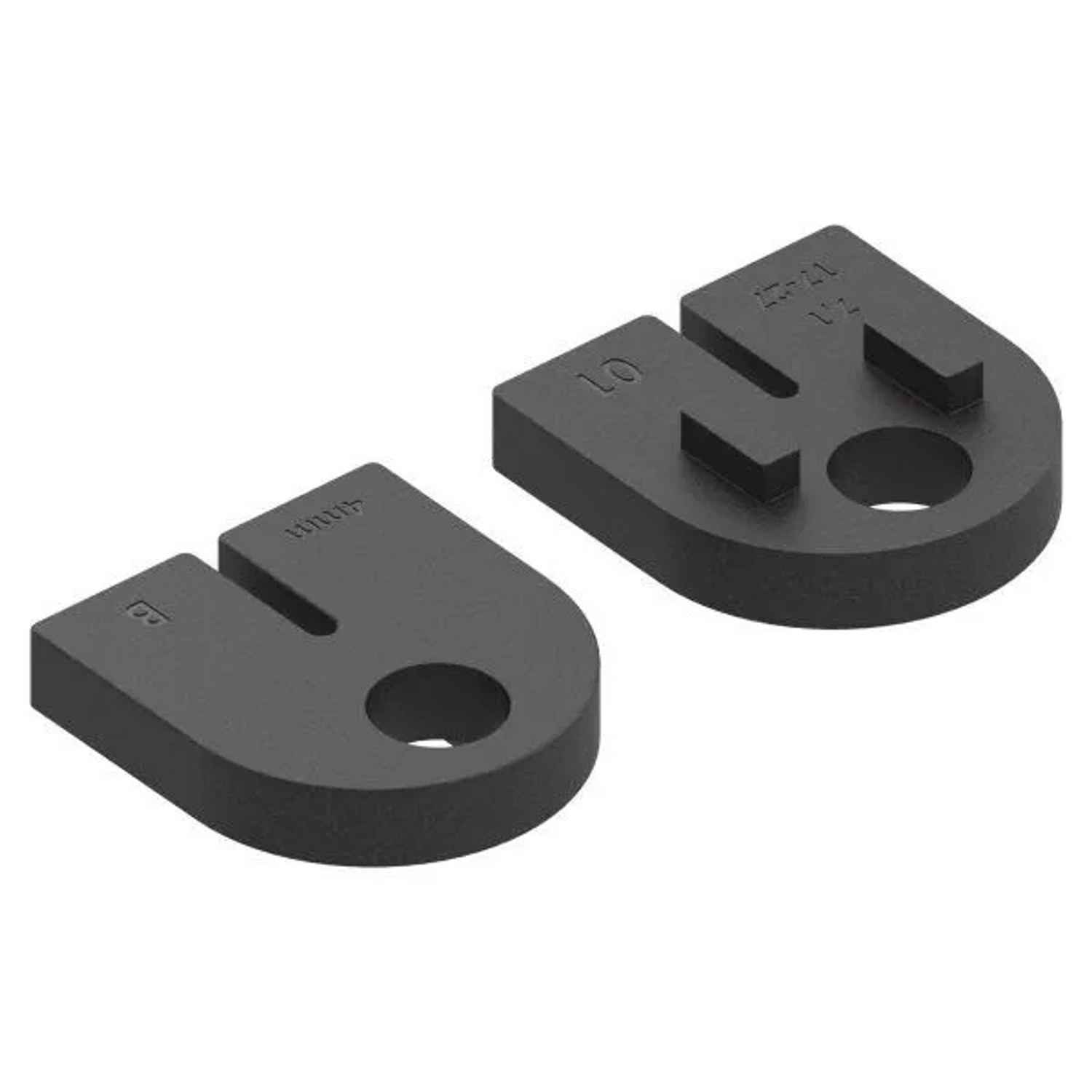 FeNau 1 Paar Gummis Zu Glasklemme 63x45x30 mm AbZ Für 4 mm Blech