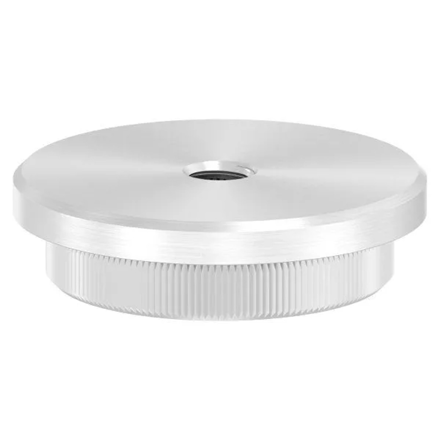FeNau Einsteckkappe V2A Für Rohr Ø 48,3 mm X 4,0 mm Mit M8 Gewinde Flach
