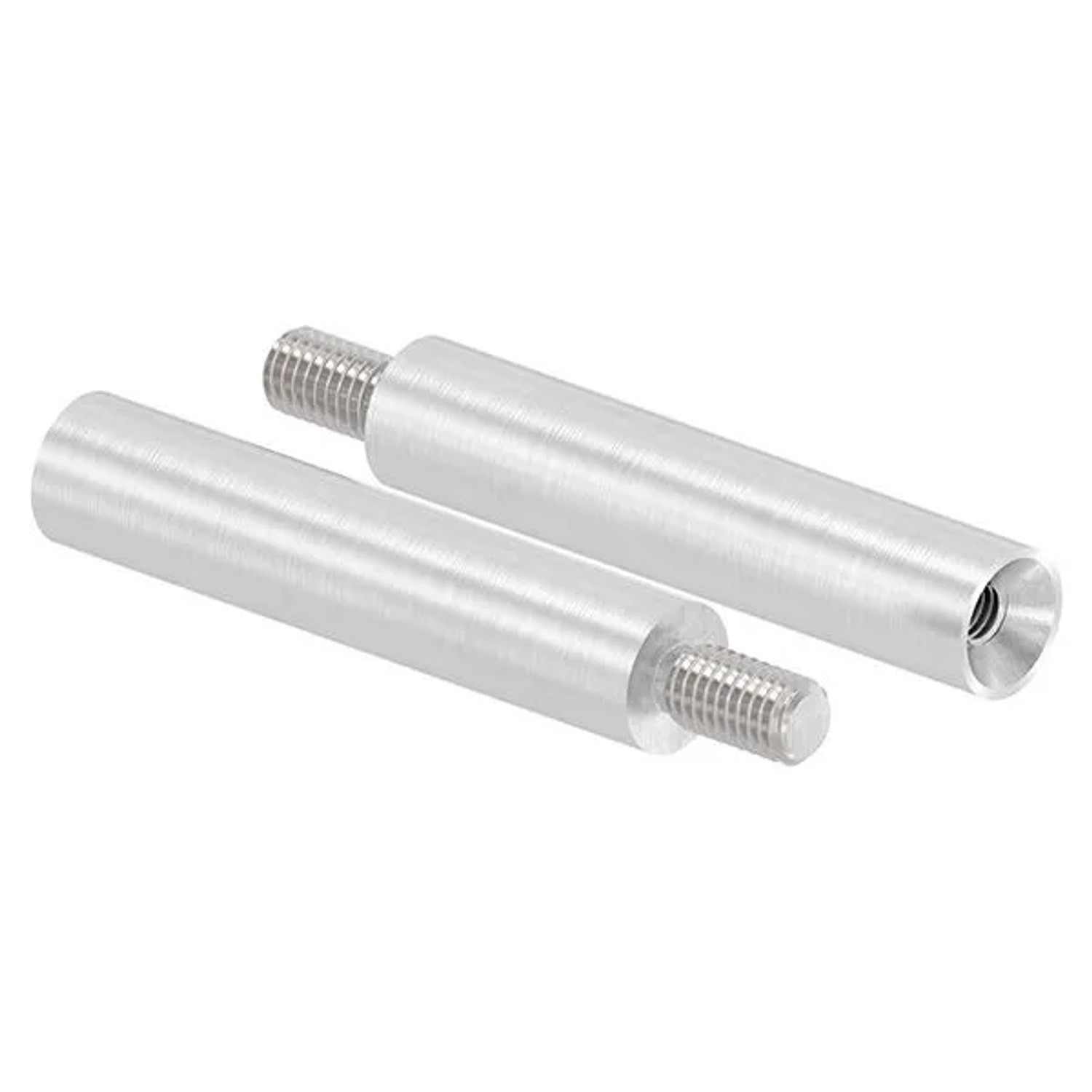 FeNau Stift Edelstahl V2A Ø 14 mm L 68 mm Mit M8 Außengewinde M6 Innengewinde