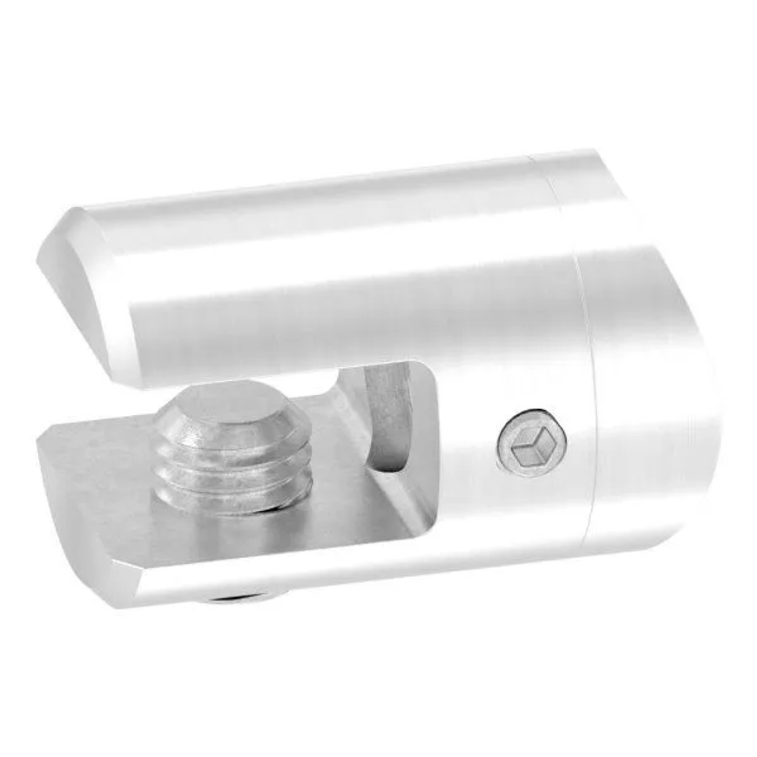 FeNau Querstab-Plattenhalter V2A Edelstahl Ø 25 mm Anschluss 42,4 mm Inkl. Schrauben