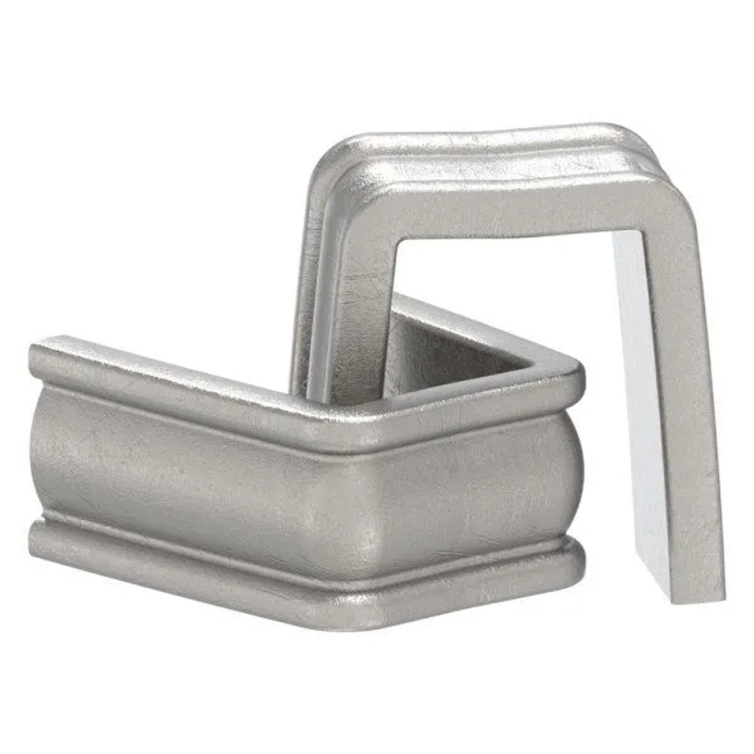 FeNau Bund 1 Stück Material 12x3 mm Innenmaß 13x21 mm Stahl Roh S235JR
