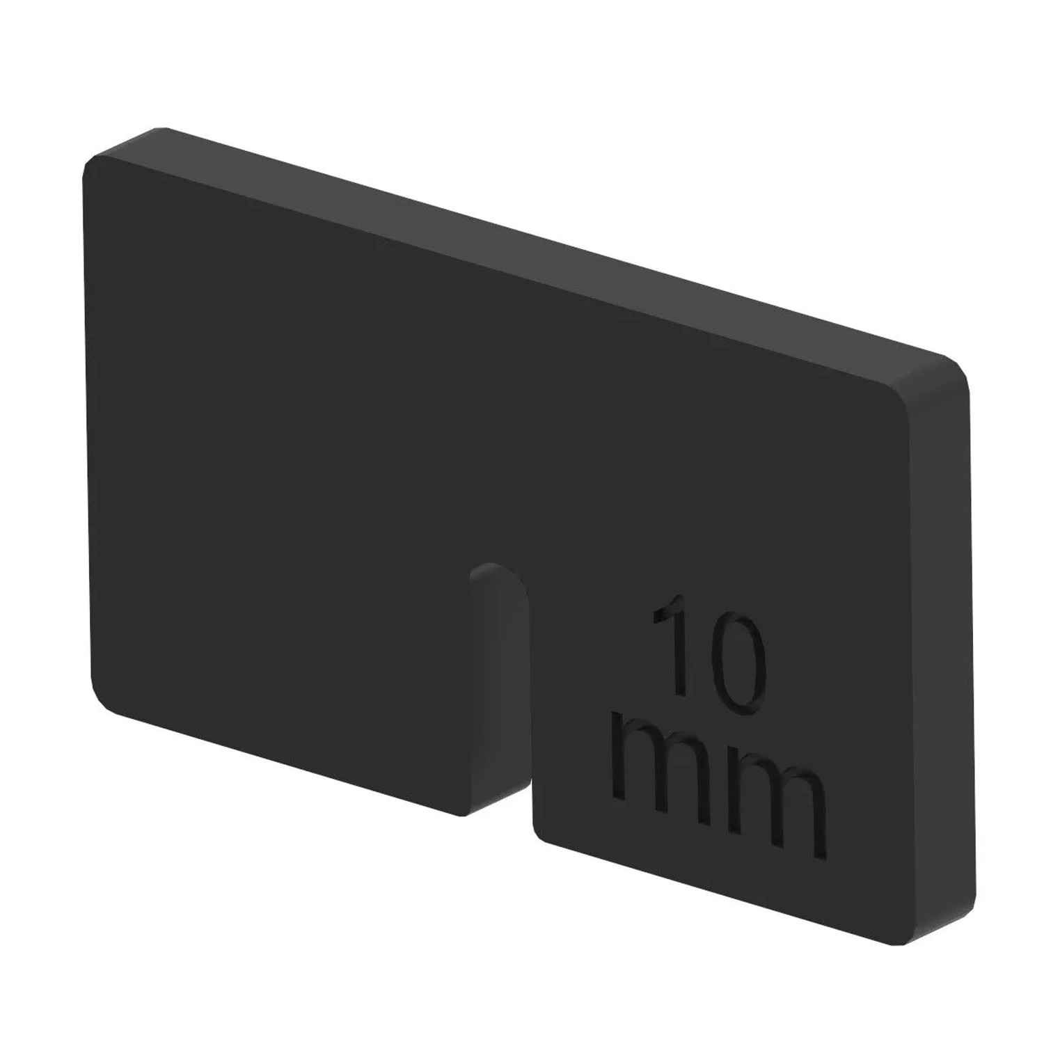 FeNau 1 Paar Gummis Zu Glasklemme 45x45x27 mm Für 10 mm Glas ESG