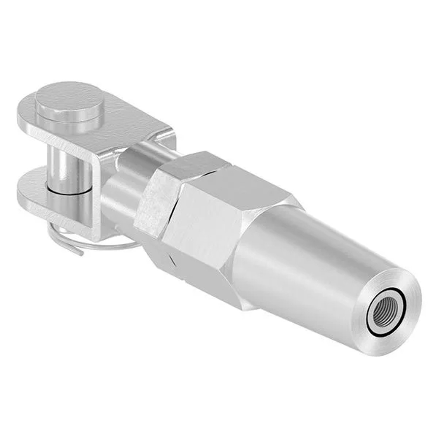 FeNau Gabelterminal Zur Selbstmontage Für Seil Ø 6 mm V4A