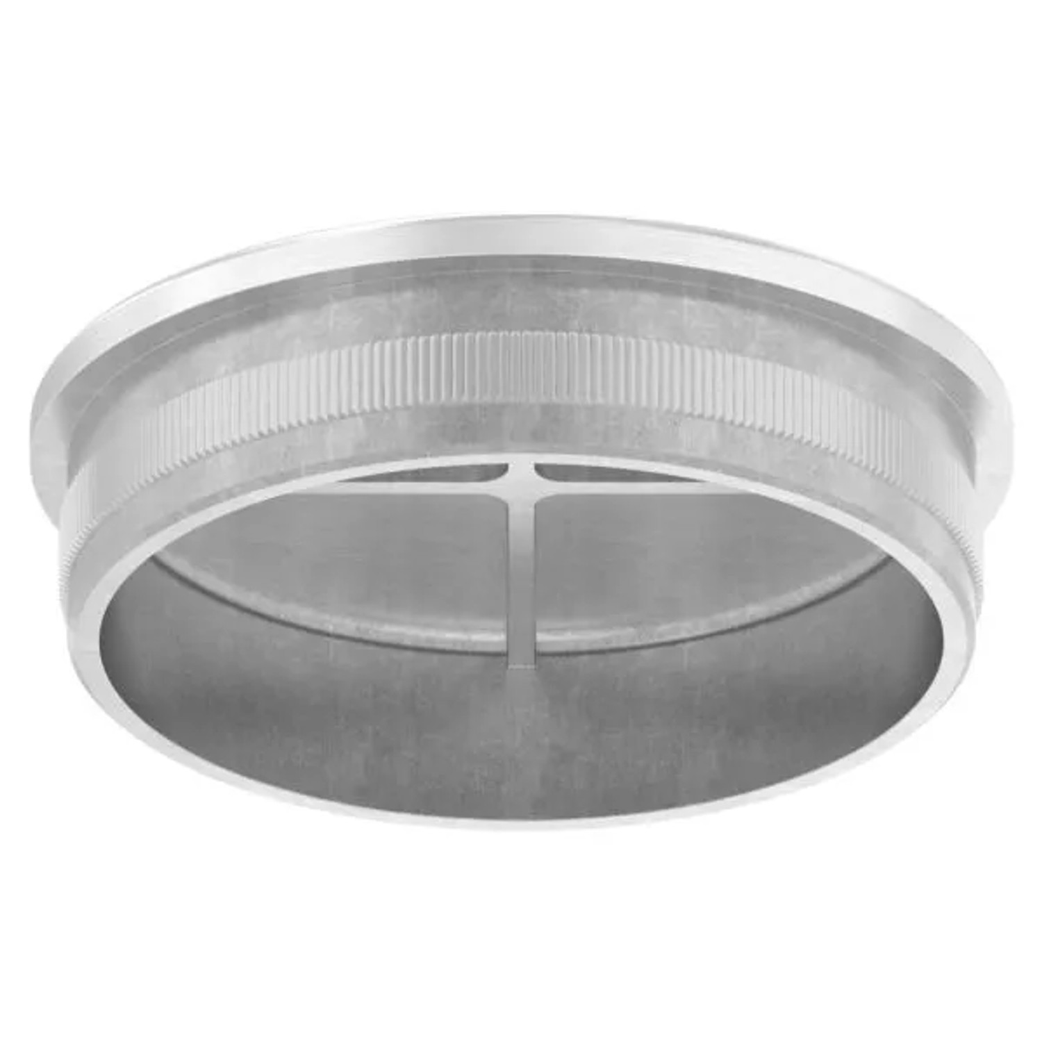 FeNau Einsteckkappe Edelstahl V2A Für Rohr Ø 60,3 mm 2,0 mm Flach Gerändelt