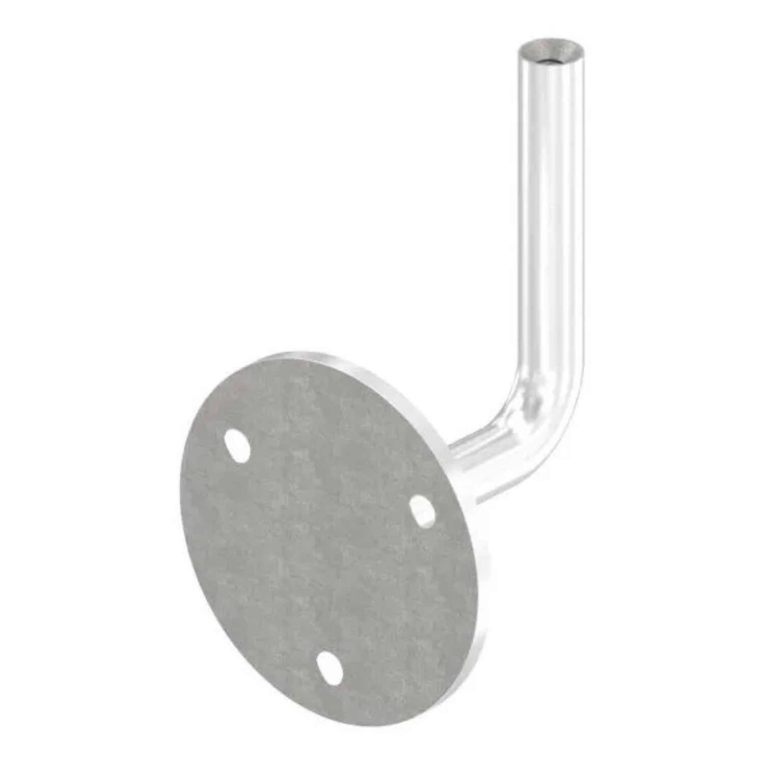 FeNau Handlaufhalter V2A Ronde 70x4mm Bügel 12mm Wandabstand 62mm Mit M6 Innengewinde Oben Verschweißt