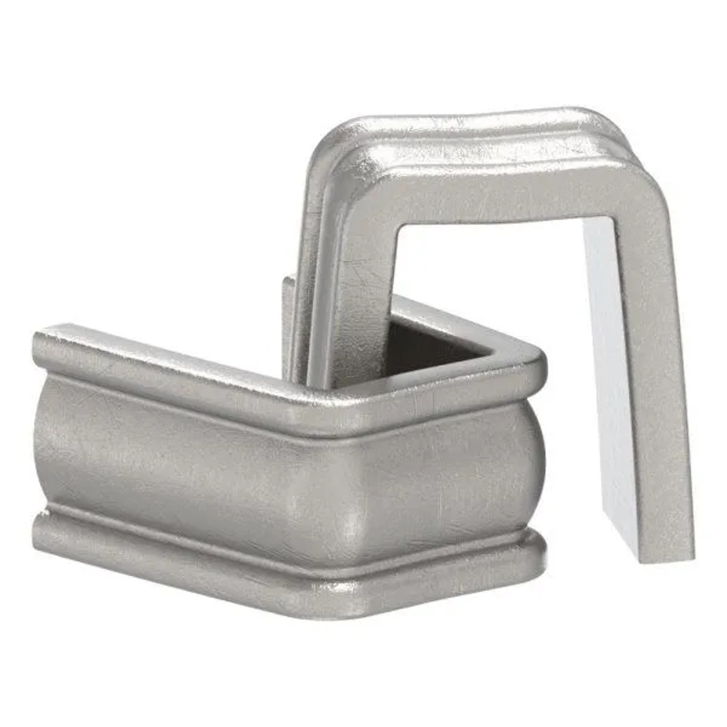 FeNau Bund 100 Stück Material 12x3 mm Innenmaß 11x19 mm Stahl Roh S235JR