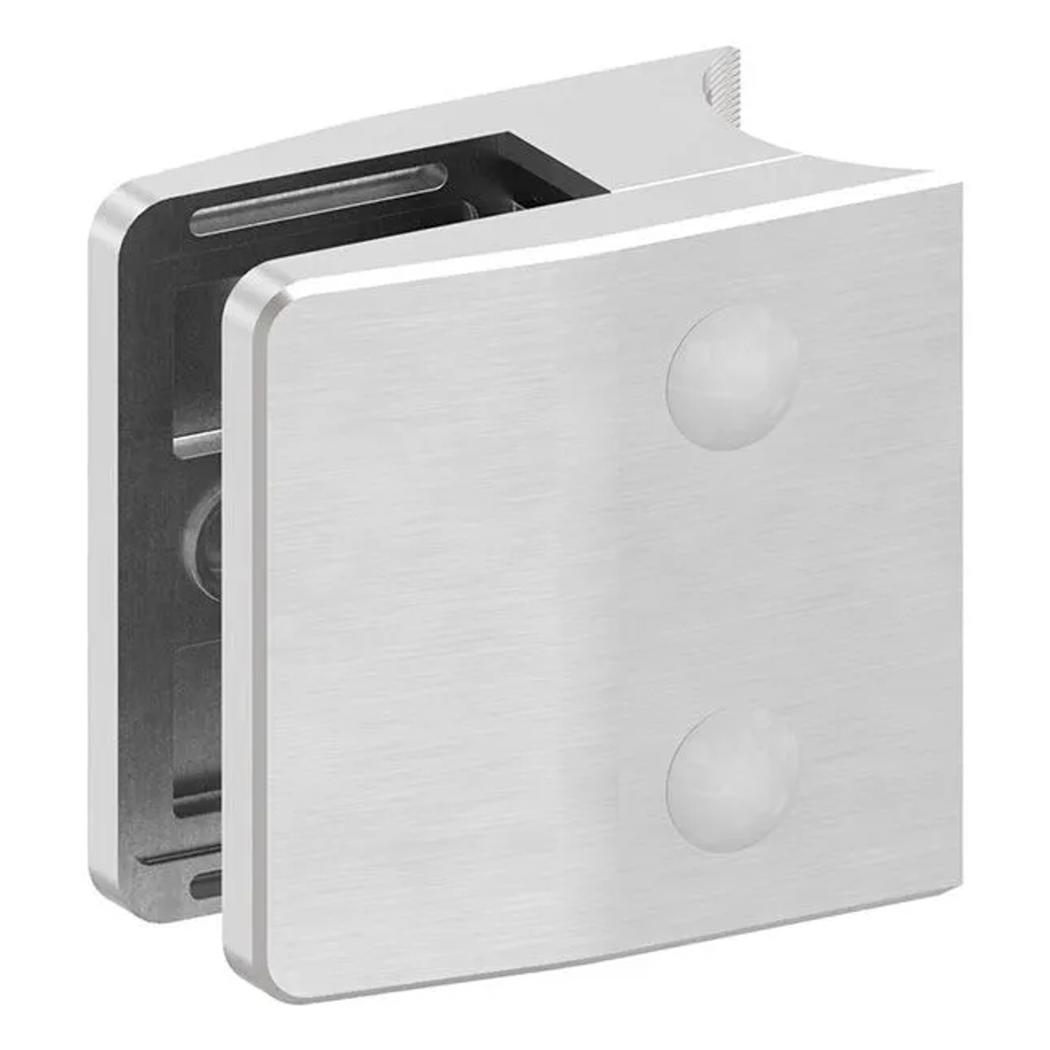 FeNau Glasklemme 55x65x37,5 mm AbZ Für Anschluss Ø 42,4 mm V2A