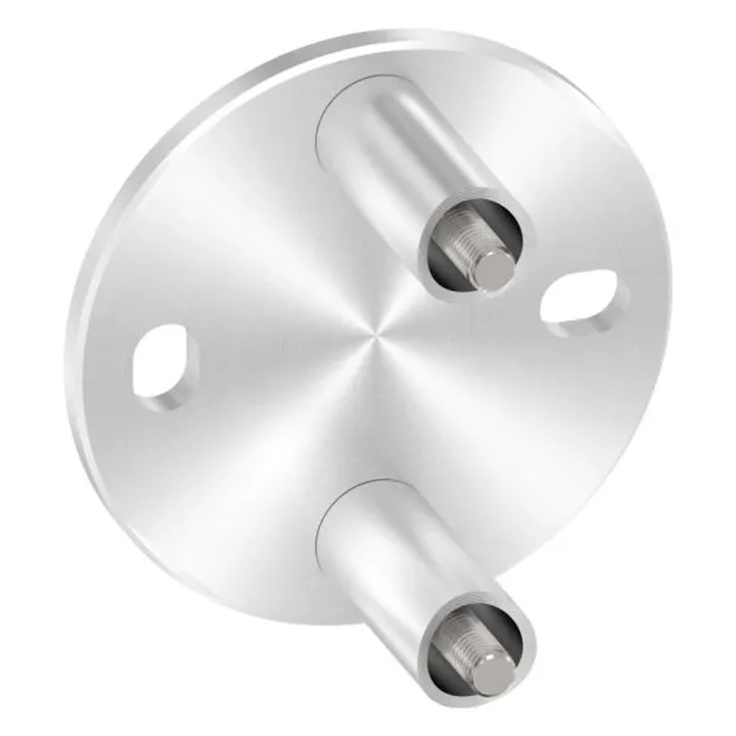 FeNau Wandbefestigung Ø 100 mm Für Geländerpfosten Ø 48,3 mm V2A