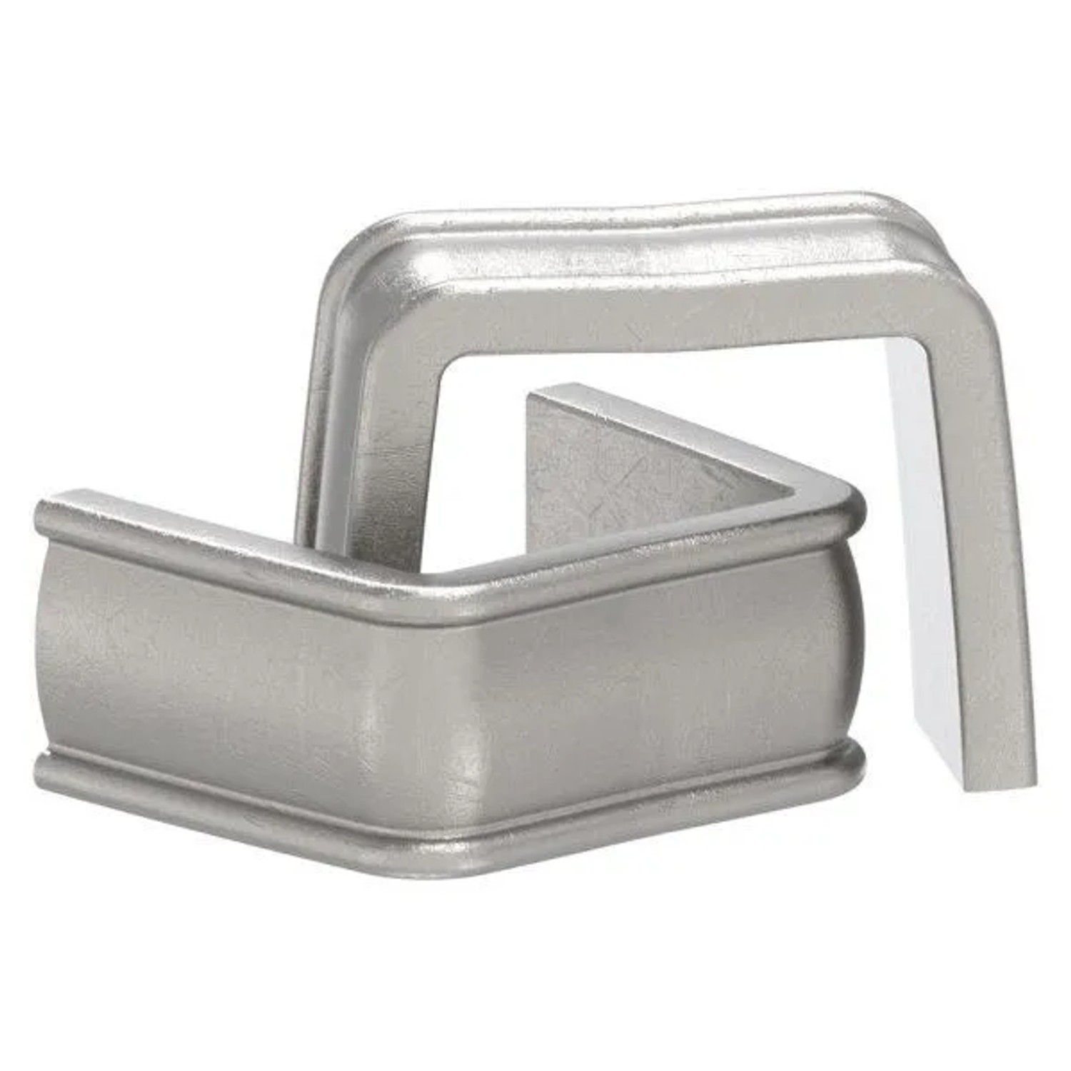 FeNau Bund 1 Stück Material 16x4 mm Innenmaß 24x24 mm Stahl Roh S235JR