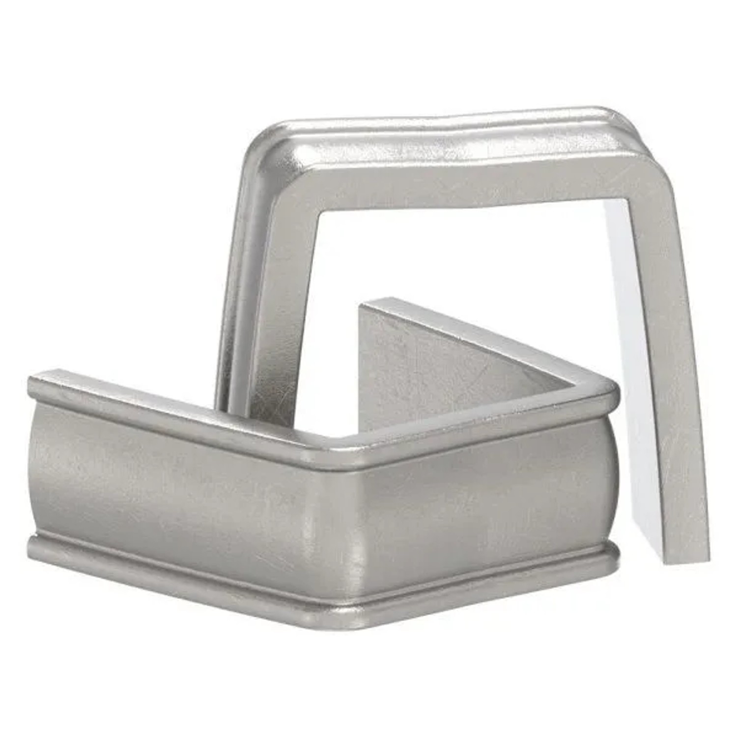 FeNau Bund 1 Stück Material 16x4 mm Innenmaß 27x32 mm Stahl Roh S235JR