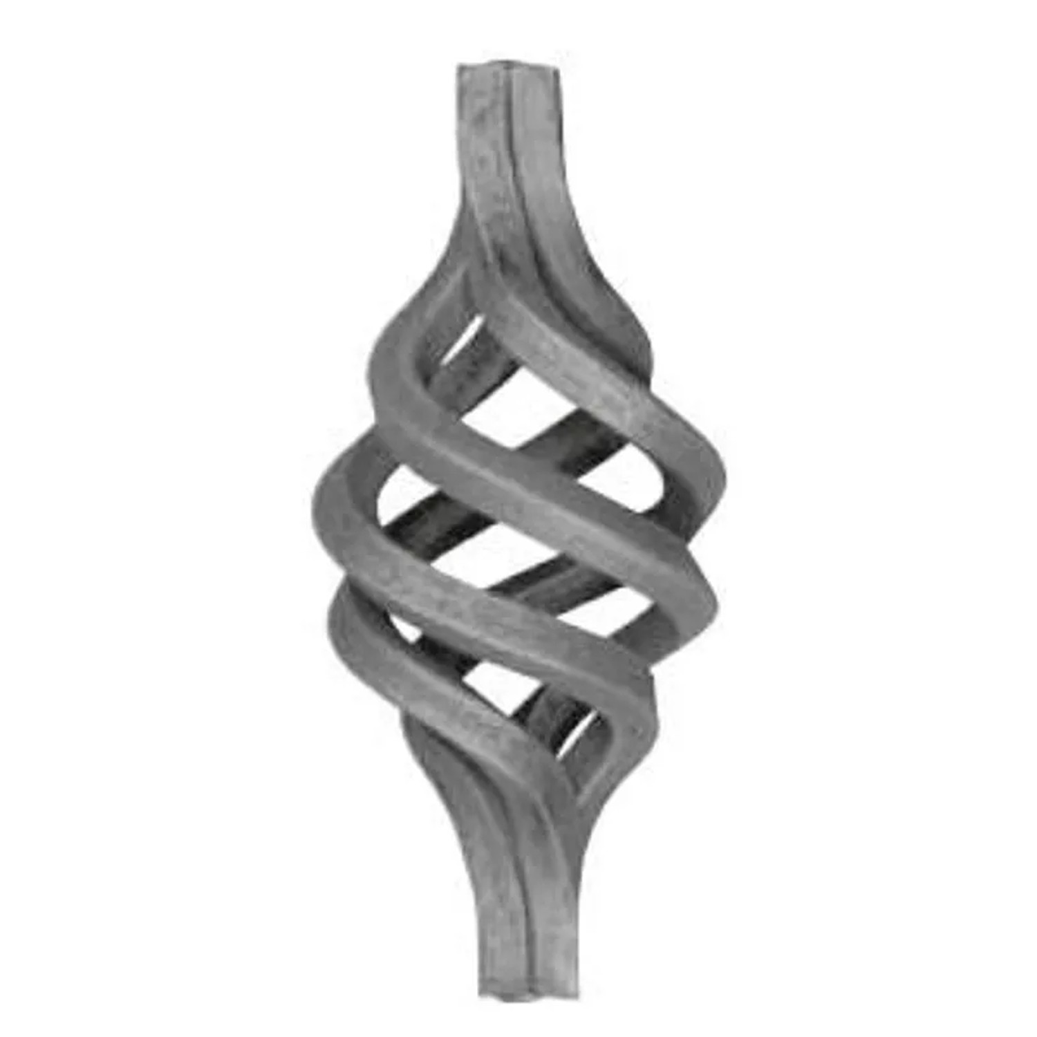 FeNau Zirbel Stahl Roh 4x12x12 mm 210x110 mm Glatt