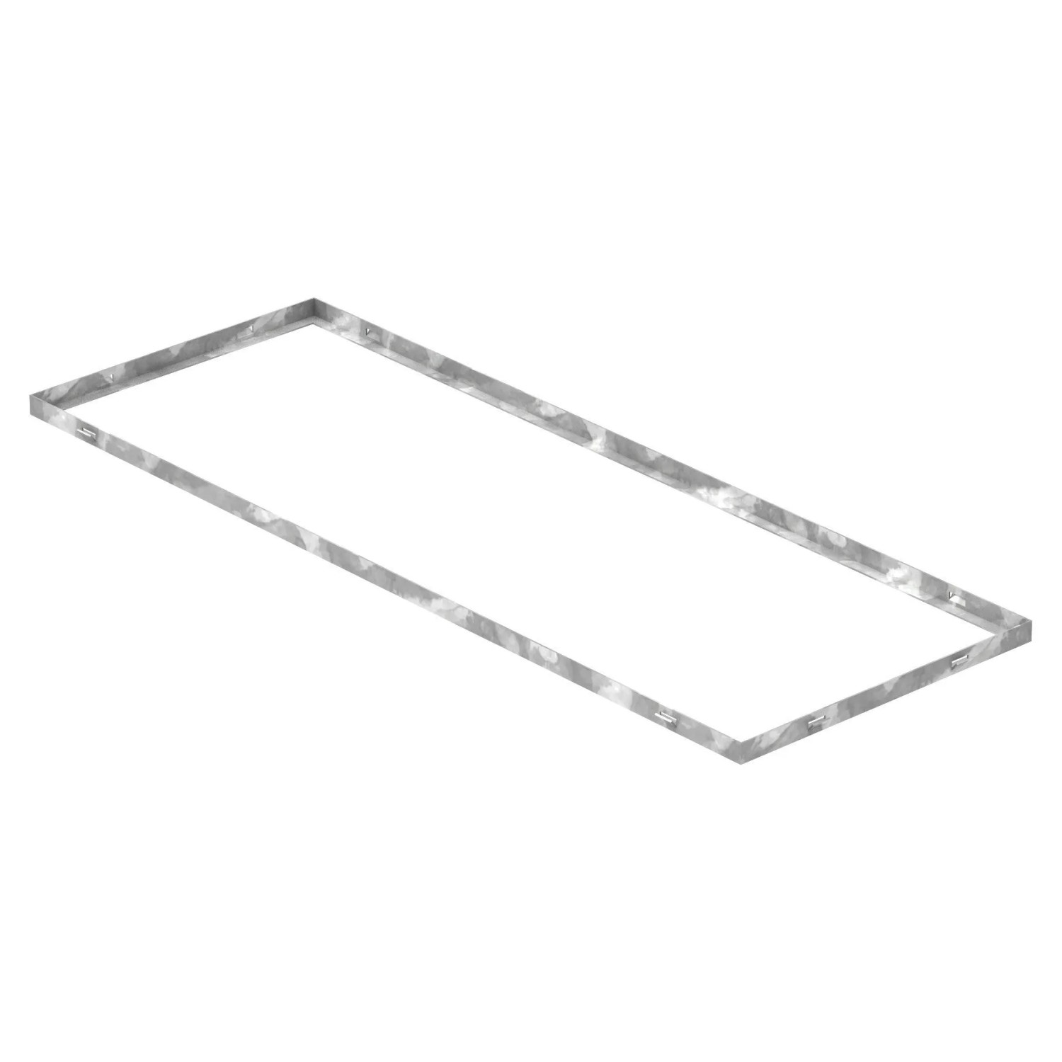 FeNau Zarge Maße 400x1100x23 mm Für Rosthöhe 20 mm Aus S235JR St37-2 Bandverzinkt
