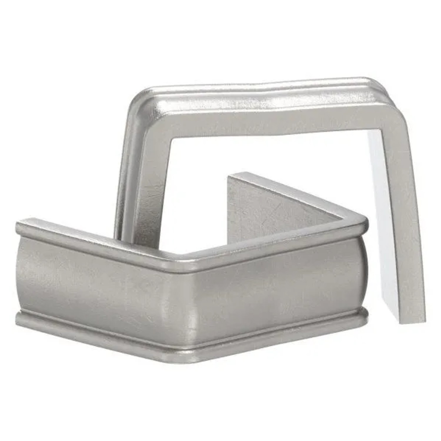 FeNau Bund 1 Stück Material 16x4 mm Innenmaß 32x30 mm Stahl Roh S235JR