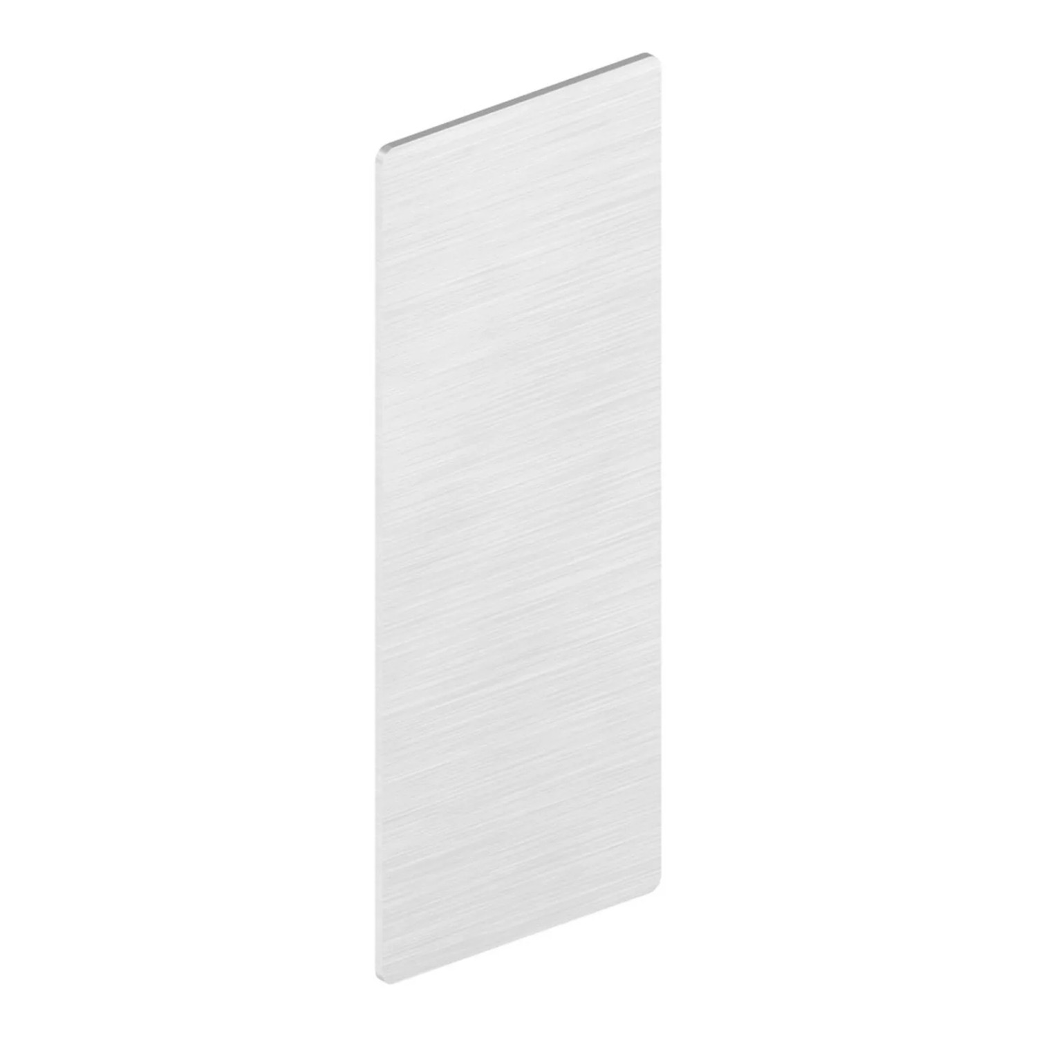 FeNau Endkappe Für Ganzglasgeländer Maße 118,5x46,5x1,5 mm Aluminium