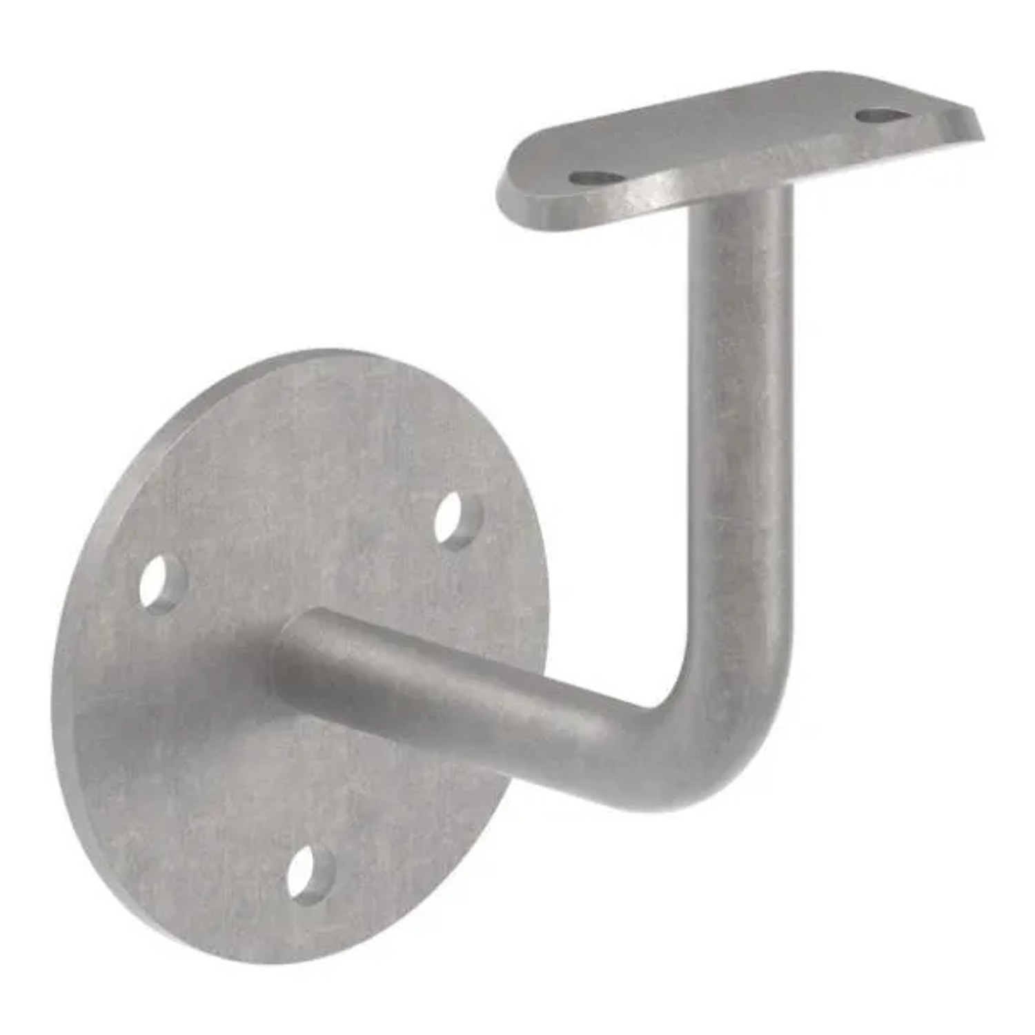 FeNau Handlaufhalter Mit Ronde 70x4 mm Für Rohr Ø 42,4mm 3 Stahl S235JR Roh