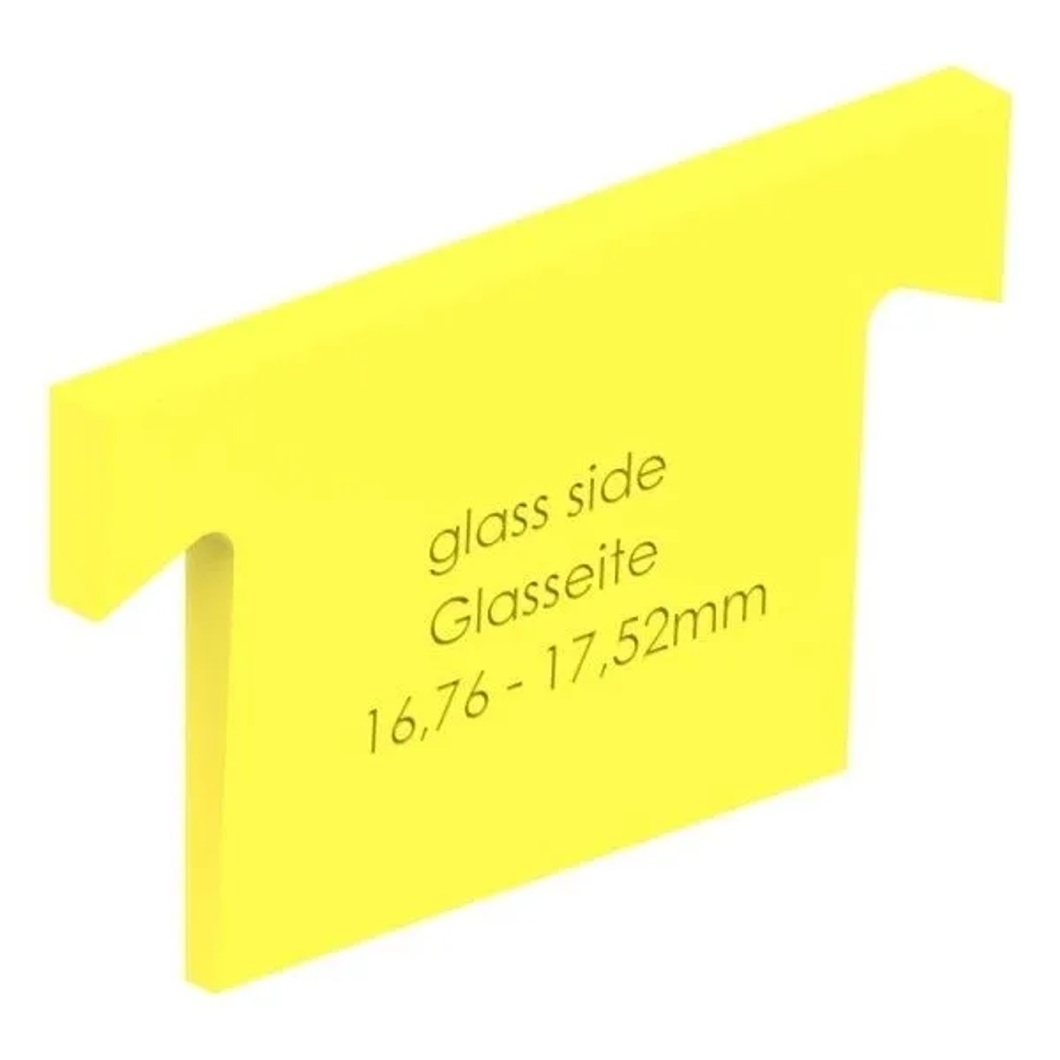 FeNau Keil Für Aluprofil Für Glas 16,76-17,52 mm