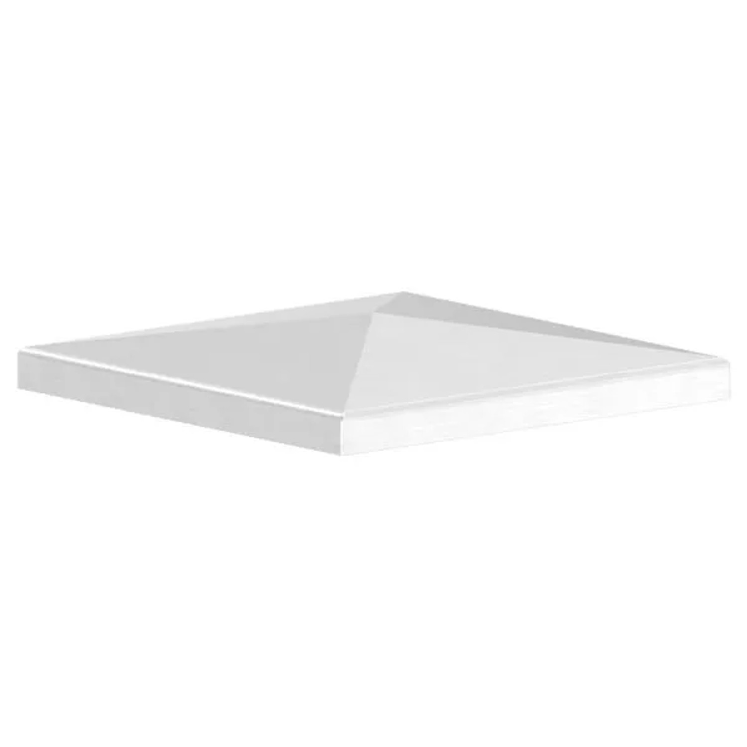 FeNau Pfostenkappe Edelstahl Für Vierkantrohr 150x150 mm Geschliffen V2A