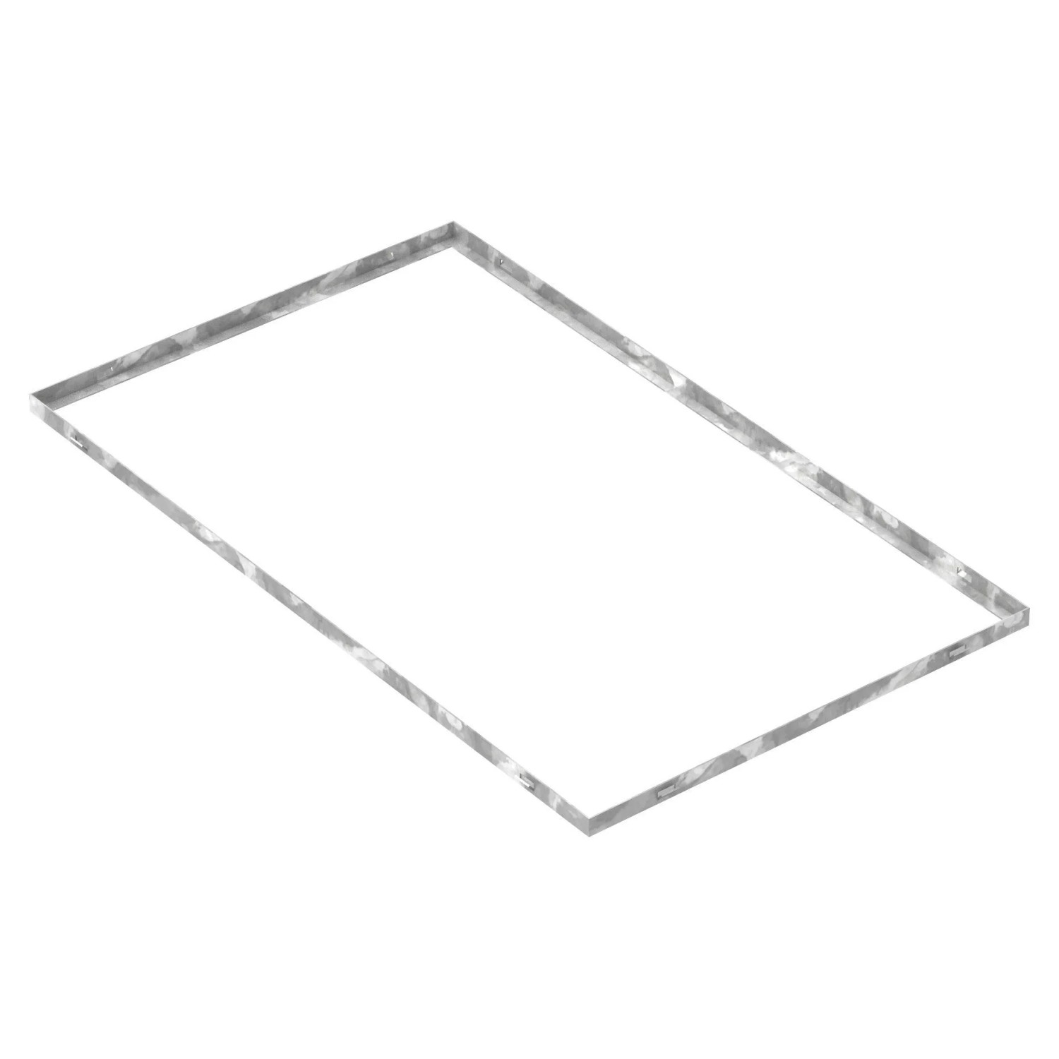 FeNau Zarge Maße 600x1000x23 mm Für Rosthöhe 20 mm Aus S235JR St37-2 Bandverzinkt
