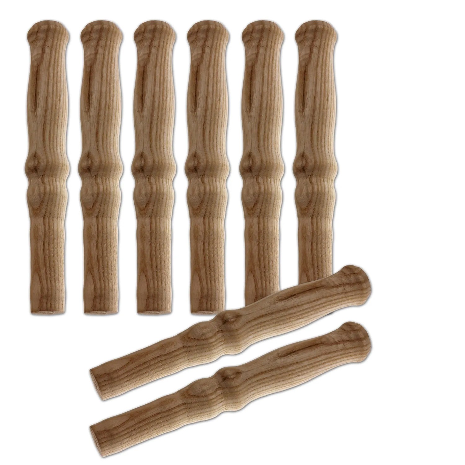 BigDean 8X Schubkarren Universal Holzgriffe Karrengriff Schiebkarre Schubkarrengriffe Griffe