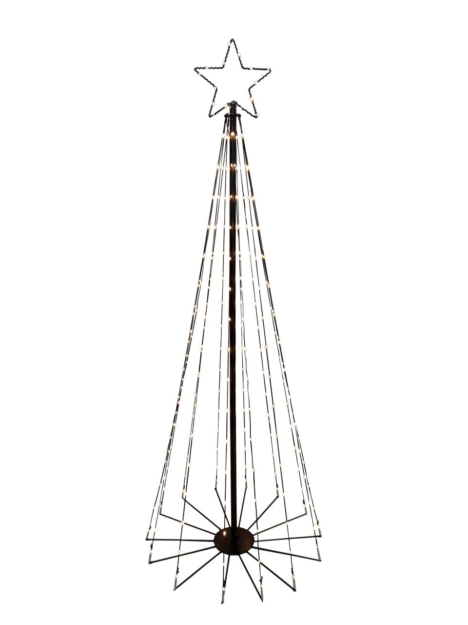 TrendLine LED Tannenbaum warmweiß mit Timer & 8 Funktionen 180 cm 240 LED