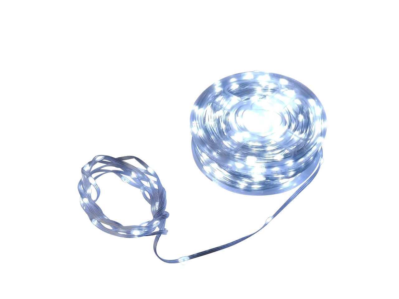 TrendLine LED-Lichterkette Außen mit Timer 5 m kaltweiß 500 LED