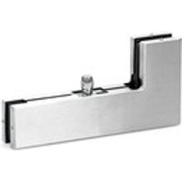 Winkelverbindungsbeschlag, Glass Fitting PT 40, mit Zapfen, edelstahl poliert Bild 2