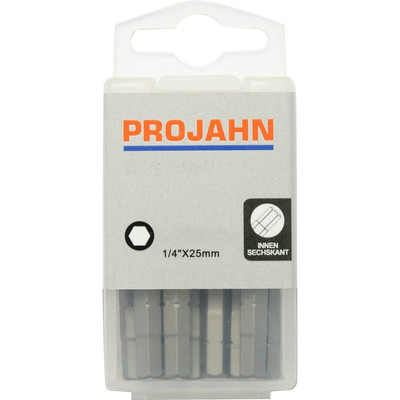 1/4" Bit Innen-6kant 6 mm 10er Pack L25 mm