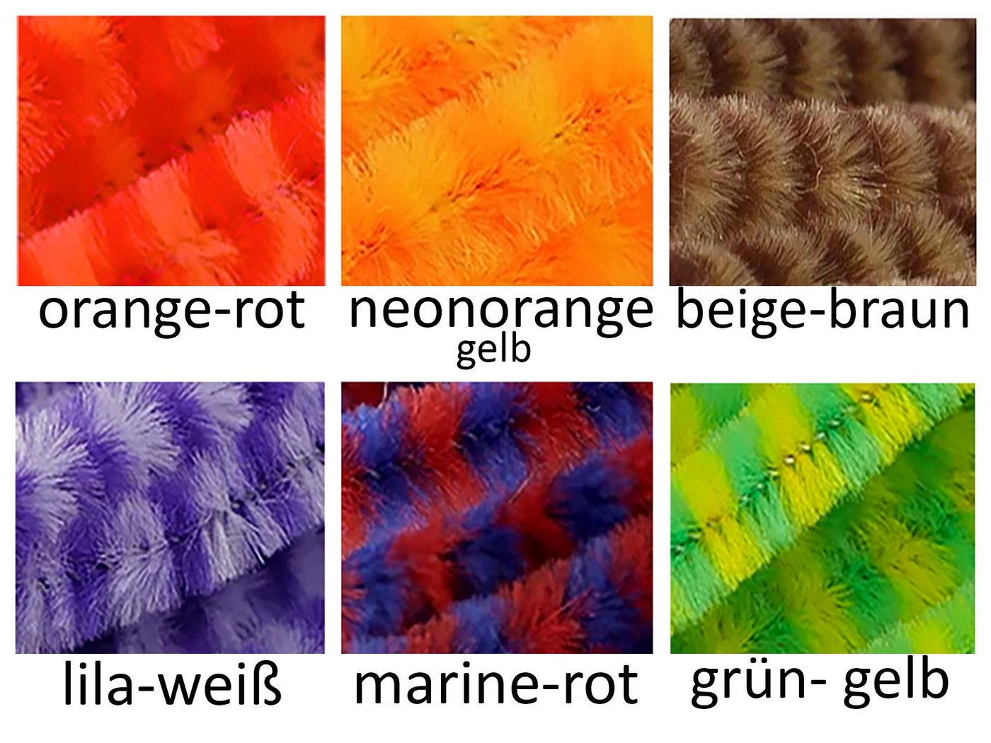 maDDma Basteldraht 20 Pfeifenreiniger Pfeifenputzer 6mm x 30cm, schwarz-weiß Bild 2