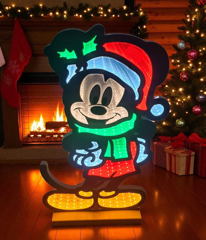 Disney LED Dekofigur Infinity Lights by Disney Mickey Mouse 40 cm LED Weihnachtsdeko 3D, LED fest integriert Bild 3