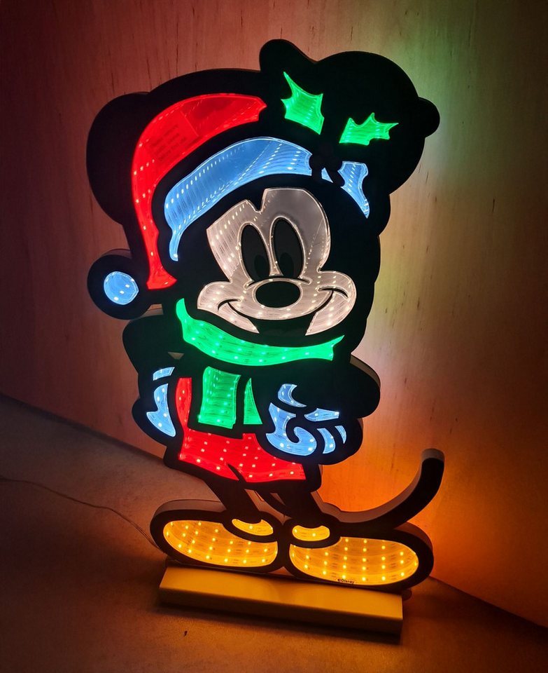 Disney LED Dekofigur Infinity Lights by Disney Mickey Mouse 40 cm LED Weihnachtsdeko 3D, LED fest integriert Bild 4