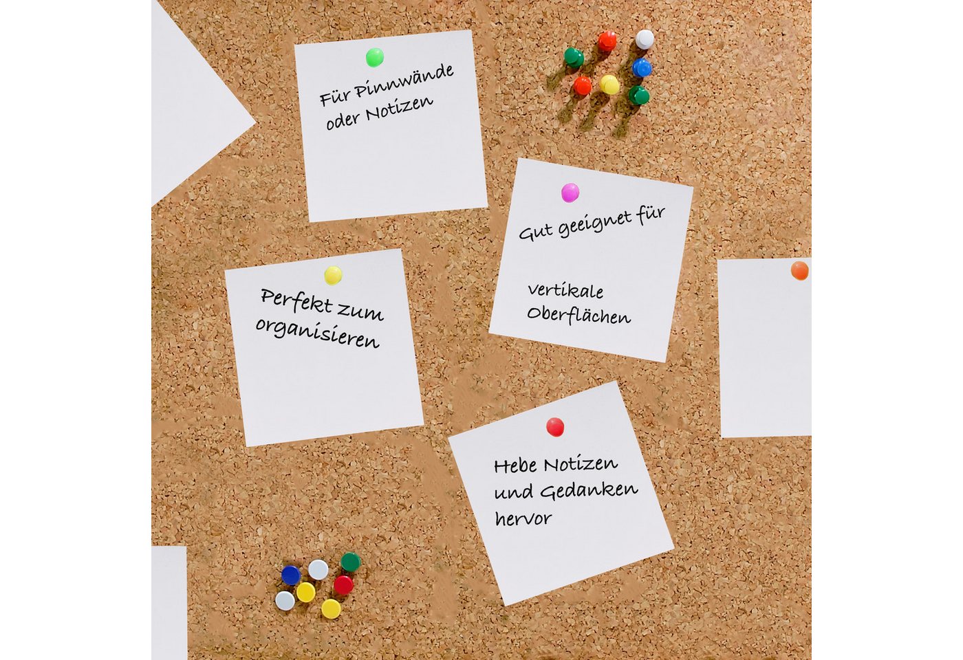 WESTCOTT Notizzettel Notizblock weiß 700 Blatt (2er-Set), Zettelblock geleimt mit 9 x 9 cm, FSC-zertifiziertes Papier 80g/m² Bild 2