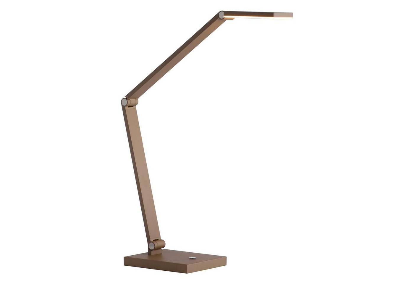 Paul Neuhaus LED Tischleuchte SAMSKY, Bronzefarben, Aluminium, Touchsensor, Anpassung der Farbtemperatur, Dimmfunktion, LED fest integriert, Extra-Warmweiß, Neutralweiß, Memoryfunktion, Verstellbar, B 48,5 x H 70 x T 15 cm