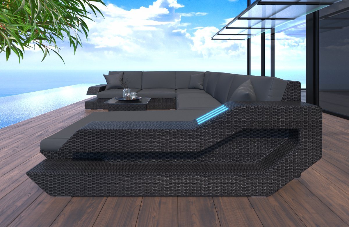 Sofa Dreams Gartenlounge-Set Ravenna, U Form XXL Bild 2