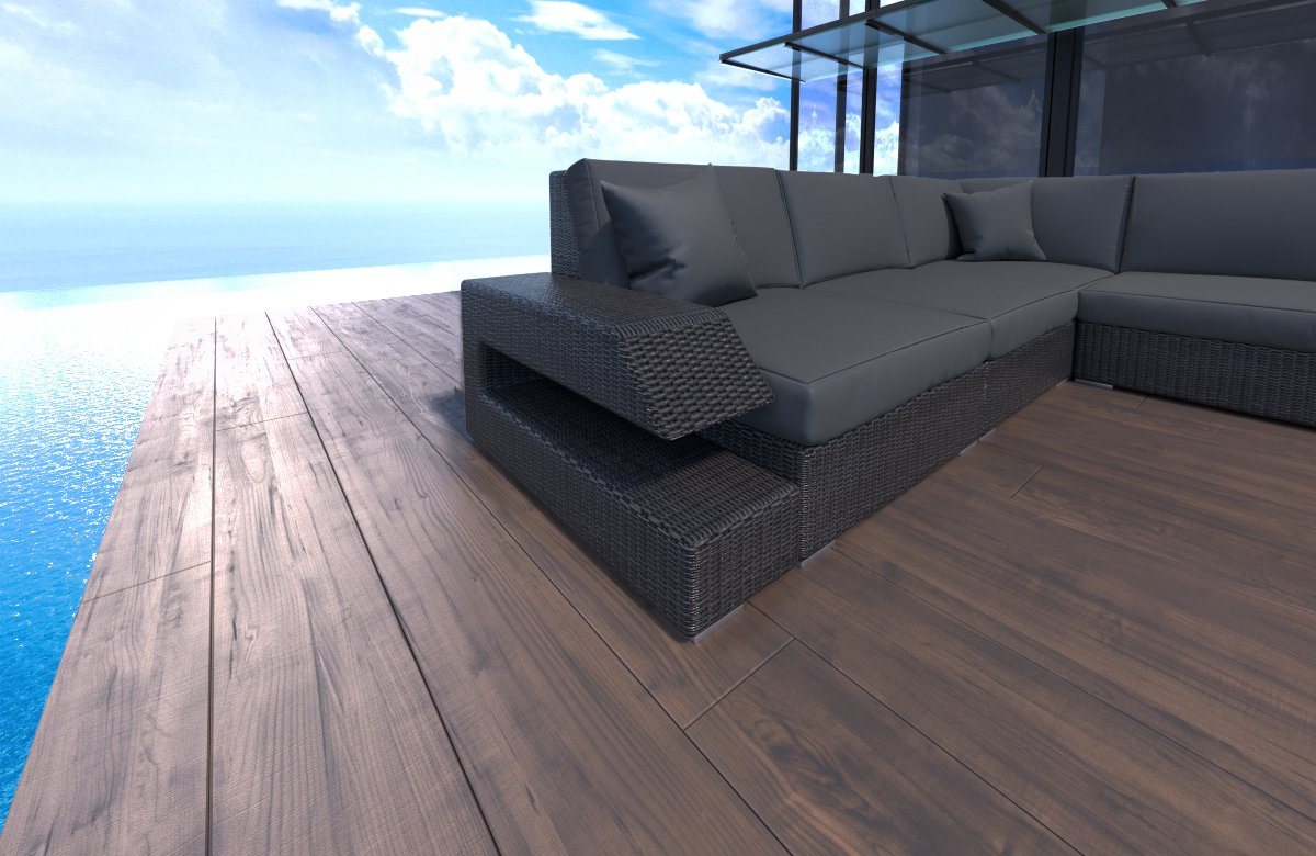 Sofa Dreams Gartenlounge-Set Ravenna, U Form XXL Bild 3
