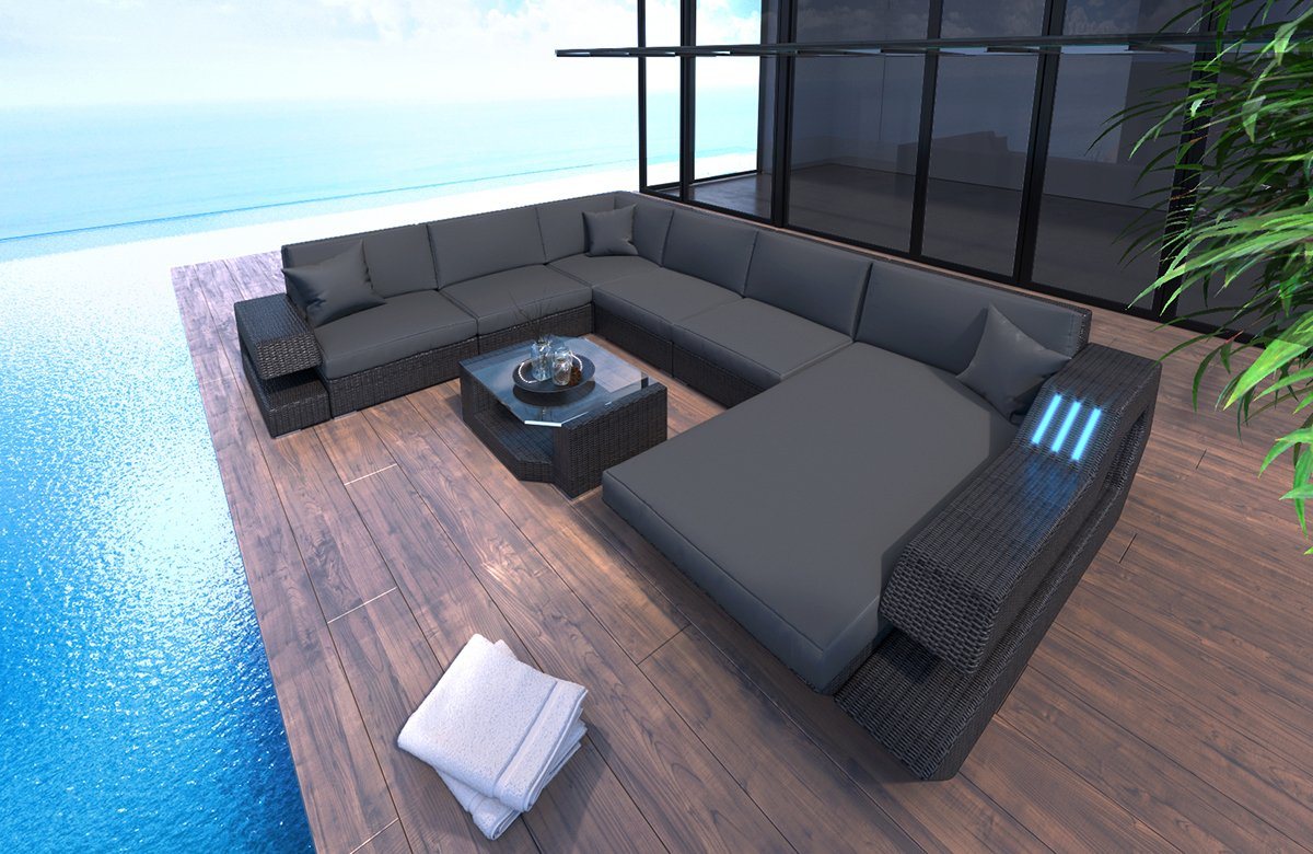 Sofa Dreams Gartenlounge-Set Ravenna, U Form XXL Bild 5
