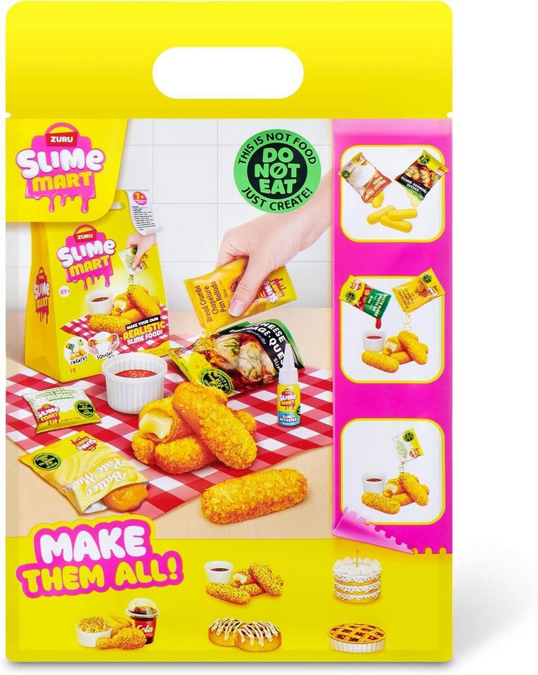 ZURU Knete Zuru 15915D - Slime Mart Shopping Bag Serie 2 - Mozzarella-Sticks Bild 2