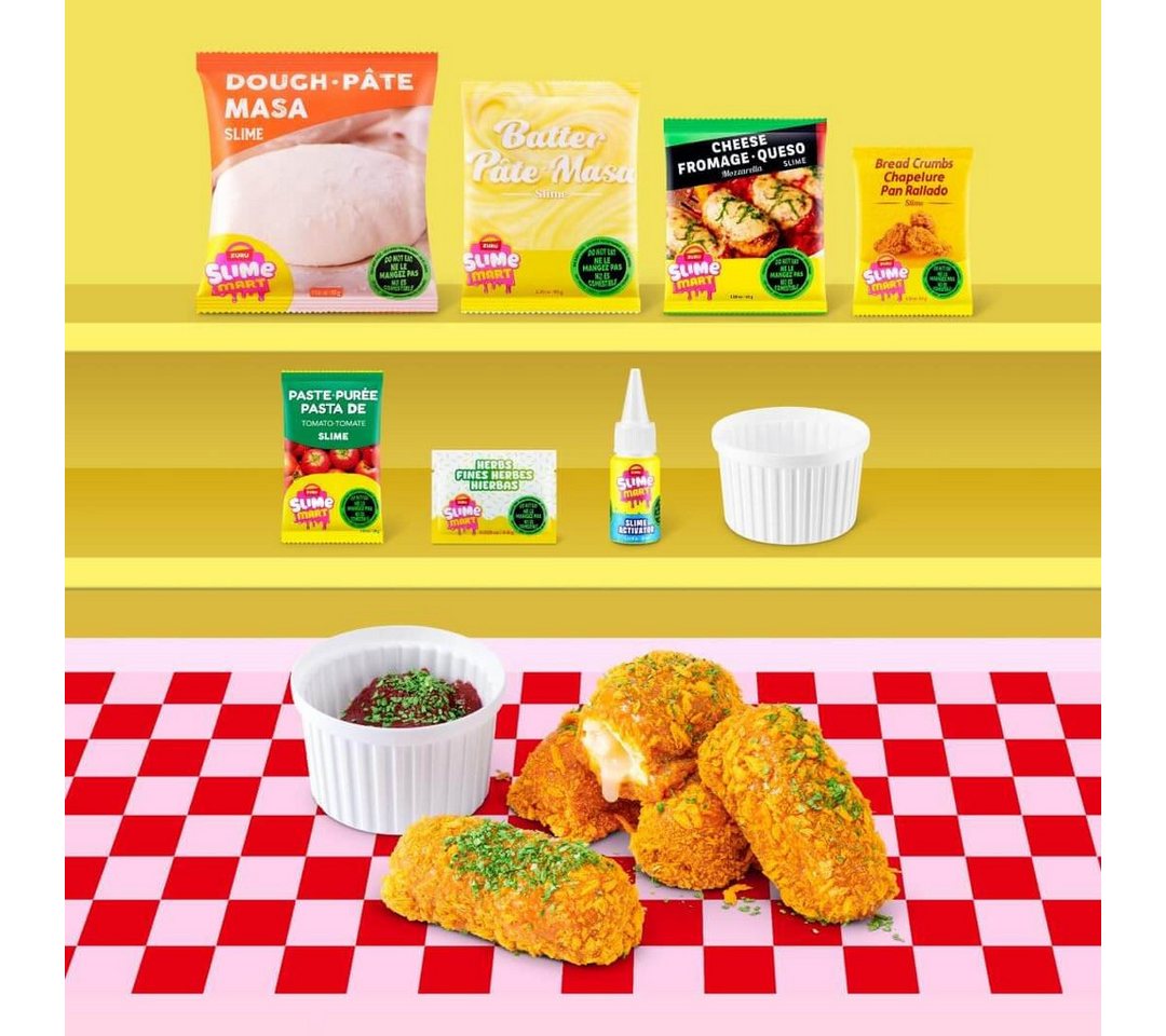 ZURU Knete Zuru 15915D - Slime Mart Shopping Bag Serie 2 - Mozzarella-Sticks Bild 3