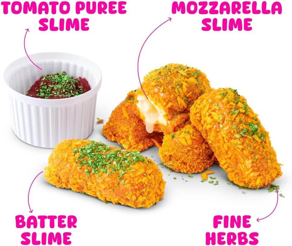 ZURU Knete Zuru 15915D - Slime Mart Shopping Bag Serie 2 - Mozzarella-Sticks Bild 5
