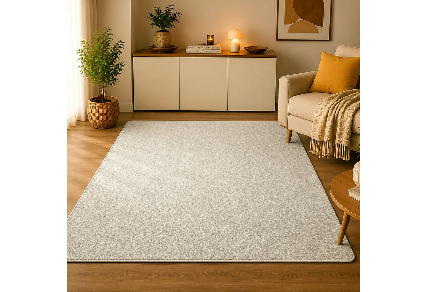 Steffensmeier Teppich Levanto, Rechteckig, Kurzflor Teppich, Wohnzimmer Bild 5